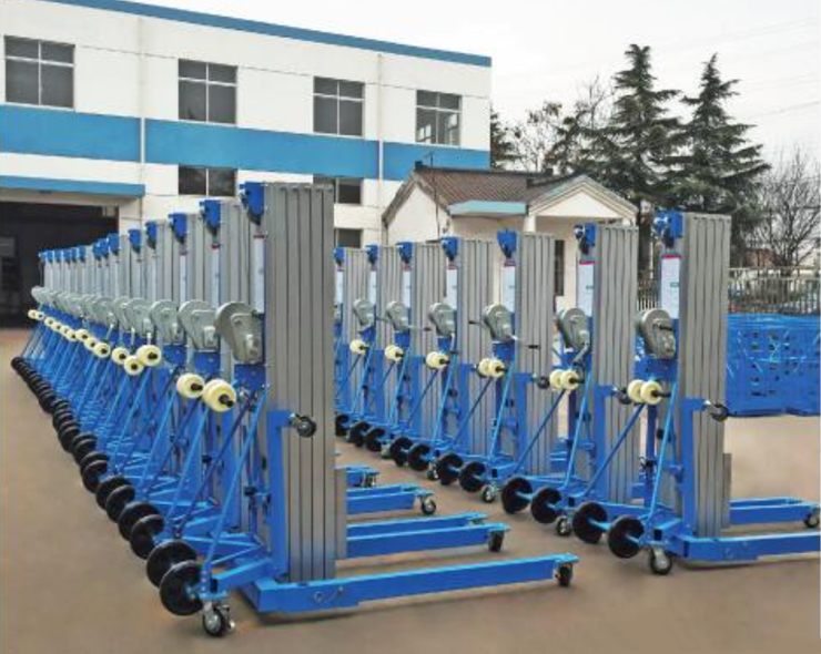 LGA aluminium winch stacker